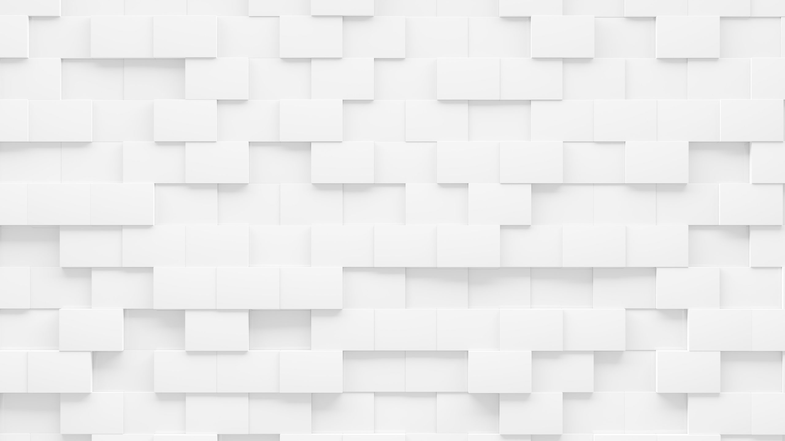 Random shifted  white cube boxes block background wallpaper